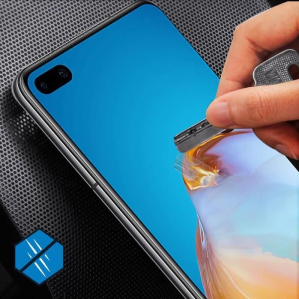 Skärmskydd - AVIZAR - Huawei P40 - Flexibelt latex - Stötresistent - Transparent vit
