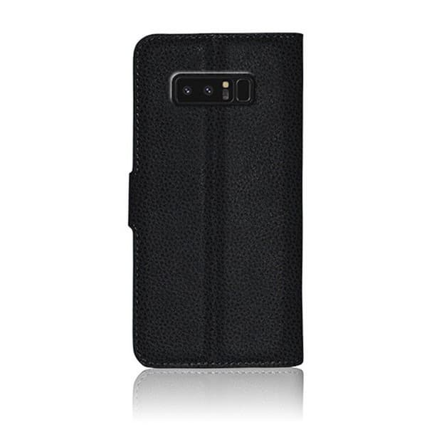 Etui Pung - ZANAÉ - Galaxy Note 8 - Sort - Fuld beskyttelse - Plads til kort Svart