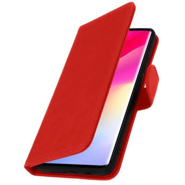 Xiaomi Mi Note 10 Lite Cover Full Cover Kortholder Stand Funktion Rød Rød