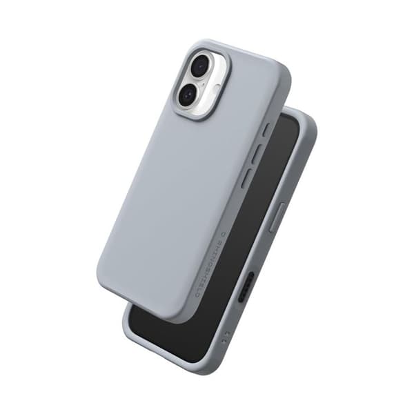 iPhone 16 Plus -kuori SolidX, langattomasti ladattava, Rhinoshield, harmaa Grå