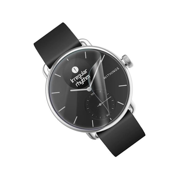 3Mk näytönsuoja Withings ScanWatchille 38mm - Pakkaus 3 joustavaa lasikalvoa 0,2mm läpinäkyvä