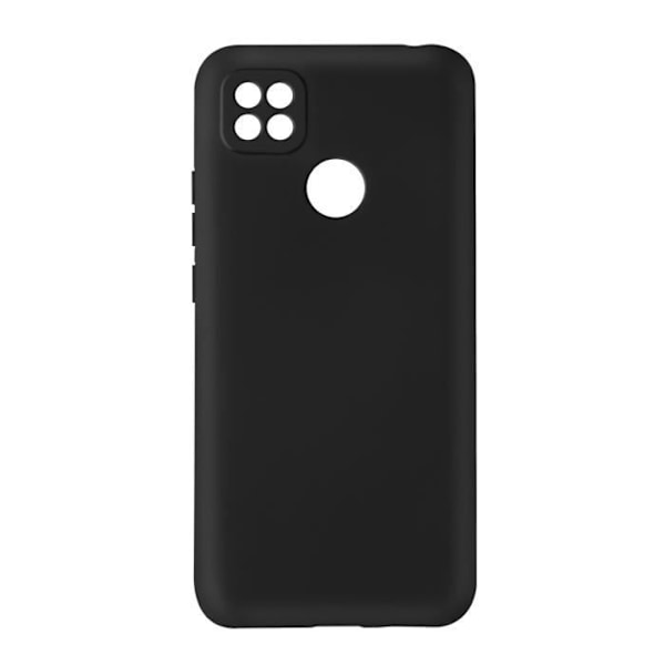 Xiaomi Redmi 10A Case Silikone Semi-stiv Soft-touch Fin Sort Svart