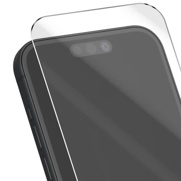 Skärmskydd - AVIZAR - iPhone 16 - Härdat Glas - Hårdhet 9H - Rep-resistent Transparent