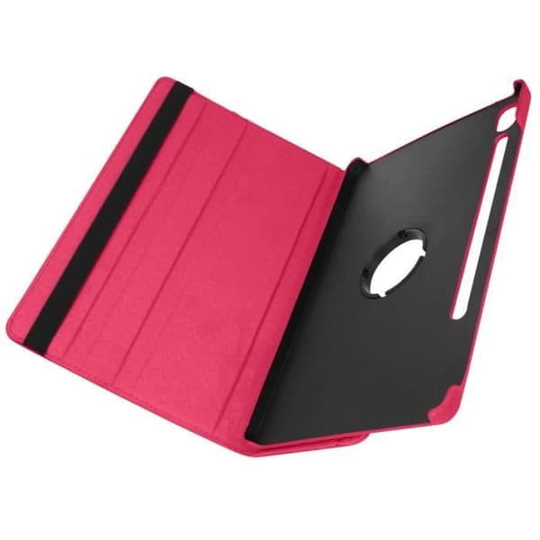 Folioetui - Samsung - Tab S9 FE - Rotérbart støtte 360° - Kunstlæder - Fuchsia Ros