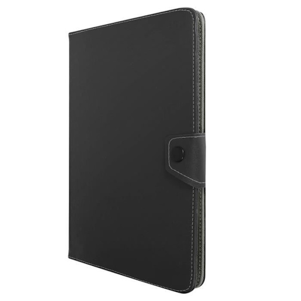 Universaali 10 tuuman tabletin kansi Distressed Leather Effect Video Support Musta Svart