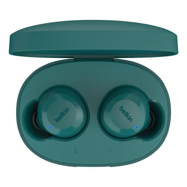 Trådløse hovedtelefoner Bluetooth 5.2 Berøringskontrol Dobbelt mikrofon Belkin Mørkegrøn Grön