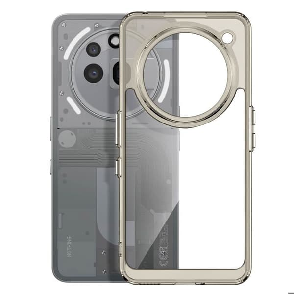 Coque Antichoc - Ingenting - Telefon 3a Pro - Grå - Optimalt Skydd - Förstärkta Hörn Grå