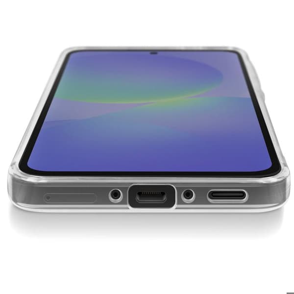 Coque - Samsung Galaxy A36 - Transparent Silikone - Stødabsorberende - Fleksibel Vit