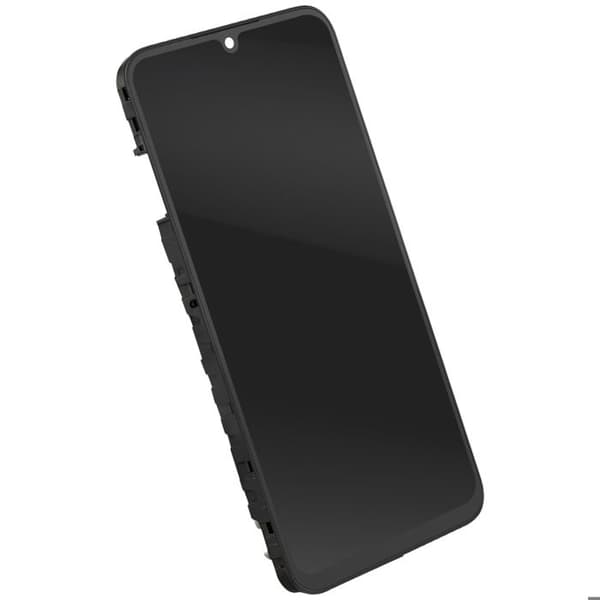 Fuldskærm til Galaxy A25 5G Soft OLED Panel med Samsung Sort Chassis Svart