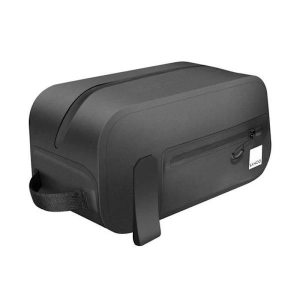 SAHOO vandtæt cykeltaske - 7L kapacitet - Bagbagageholder - Sort Svart