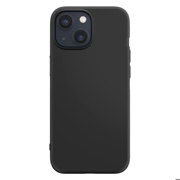 Silicone Cover til iPhone 13 med Diskret og Stødabsorberende Beskyttelse Mayaxess Sort Svart