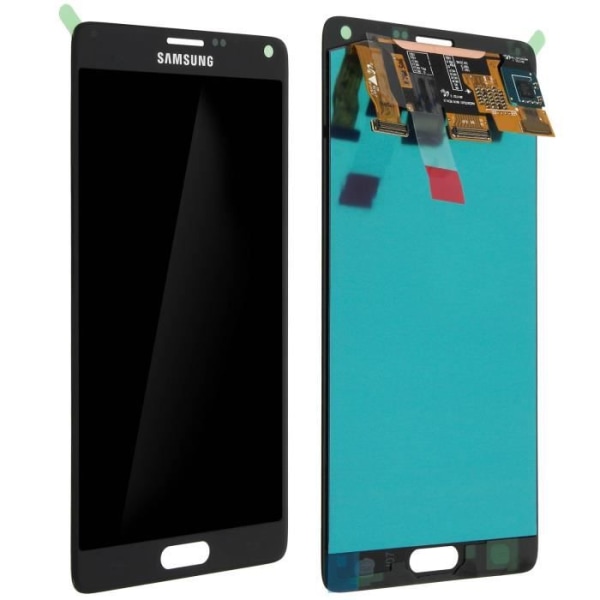 Galaxy Note 4 LCD-skærm Touch Glas Komplet skærmblok Original Samsung Sort