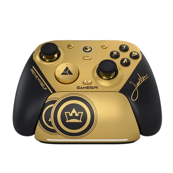 G7 Pro 8K Bluetooth-spilcontroller PC Hall Effect Edition Ultra Reaktiv Gamesir Sort / Guld Svart