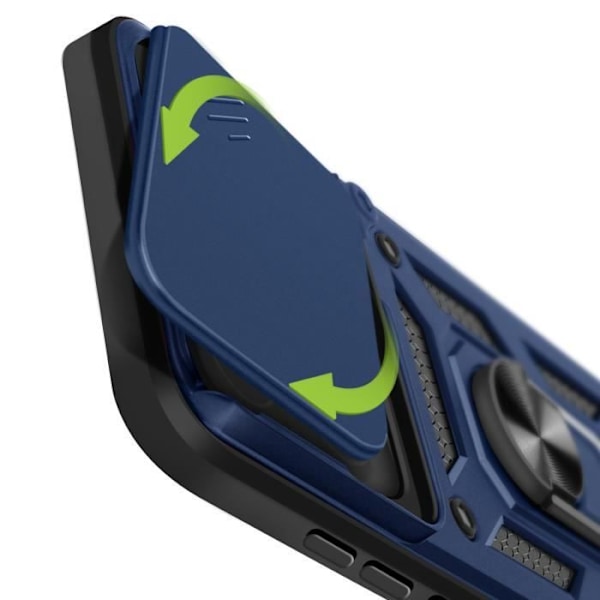 Coque til Xiaomi 15 Ring Support med Kamerabeskyttelse Mayaxess Blå Nat Blå