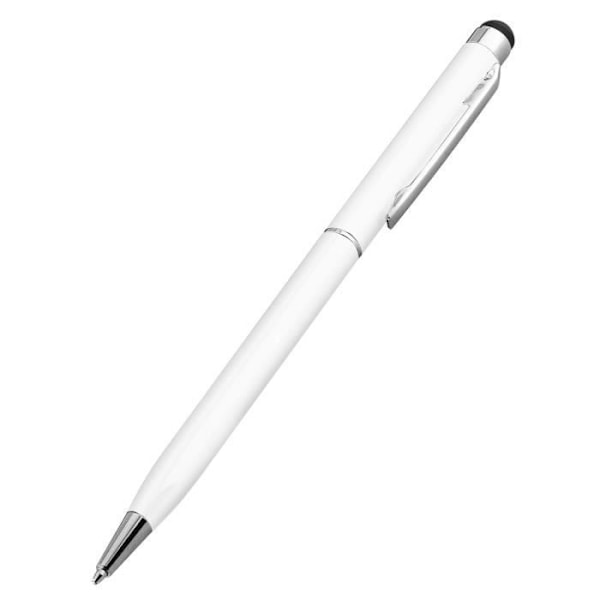 Stylet - AVIZAR - Universell - Silikonmuns - Bläckpenna - Inbyggd klämma Vit