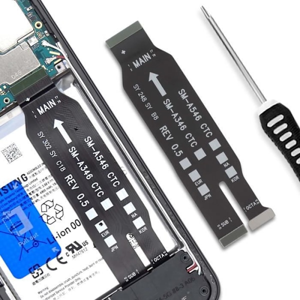 Bundkortsdug til Samsung Galaxy A54 og A33 Sort