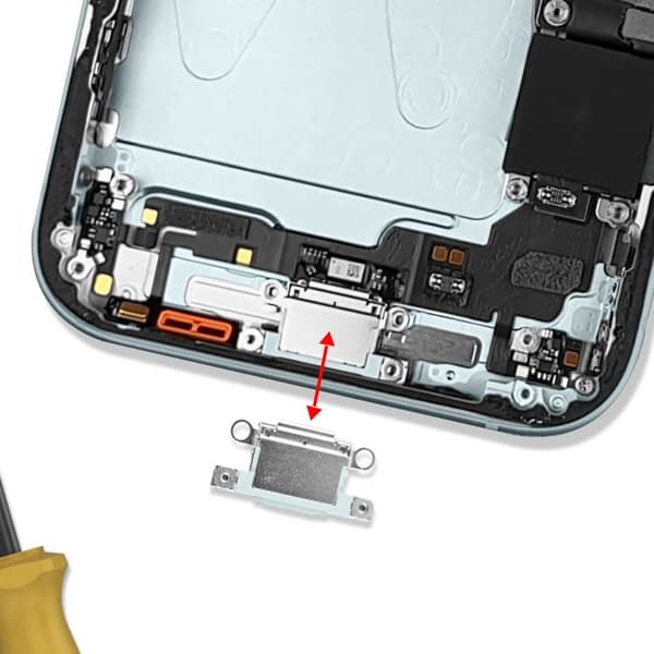 Opladerstik - AVIZAR - iPhone 15 / 15 Plus - USB-C 28 Pins - Grøn - Reservedele Grön