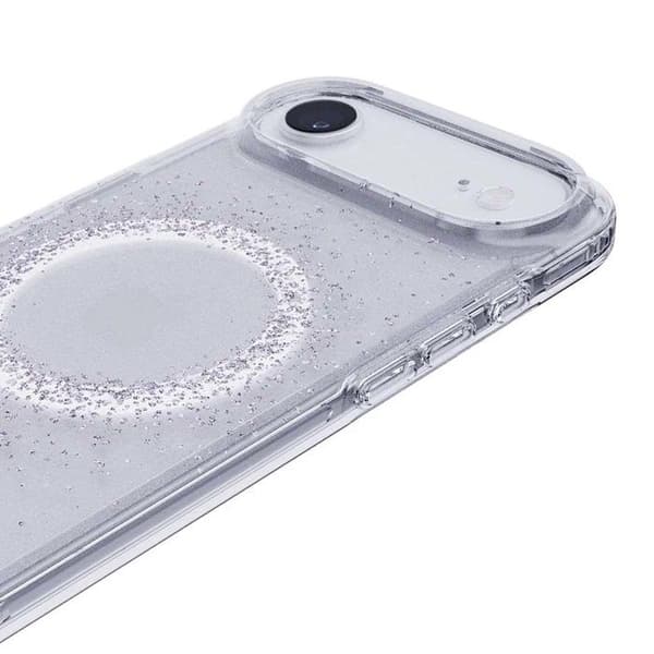 MagSafe Case - TECH21 - iPhone Air - Glitrende - Transparent - Fleksibel Vit