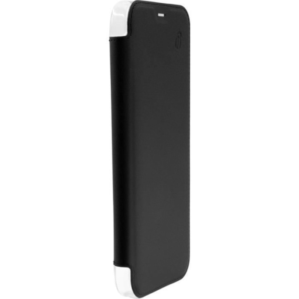 Black Crystal Back Premium Leather Folio för iPhone 12 / 12 Pro Beetlecase