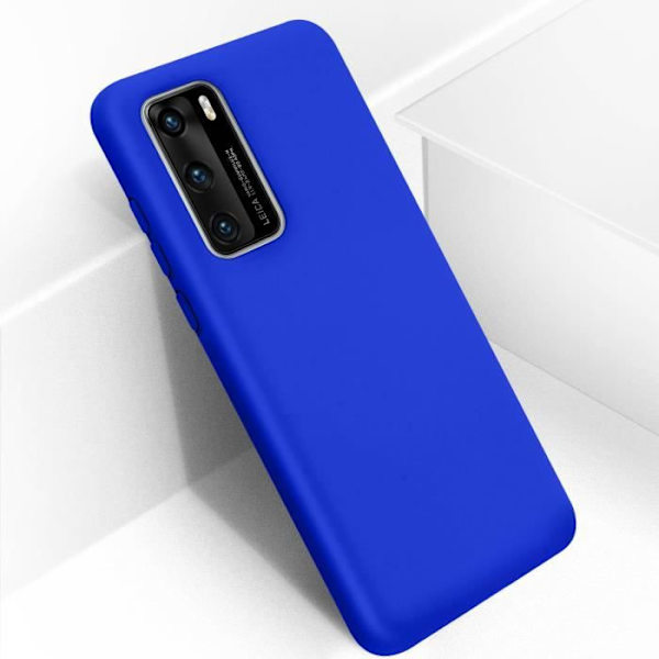 Suojakotelo - AVIZAR - Huawei P40 - Puolijäykkä silikoni - Soft Touch -viimeistely - Sininen Blå