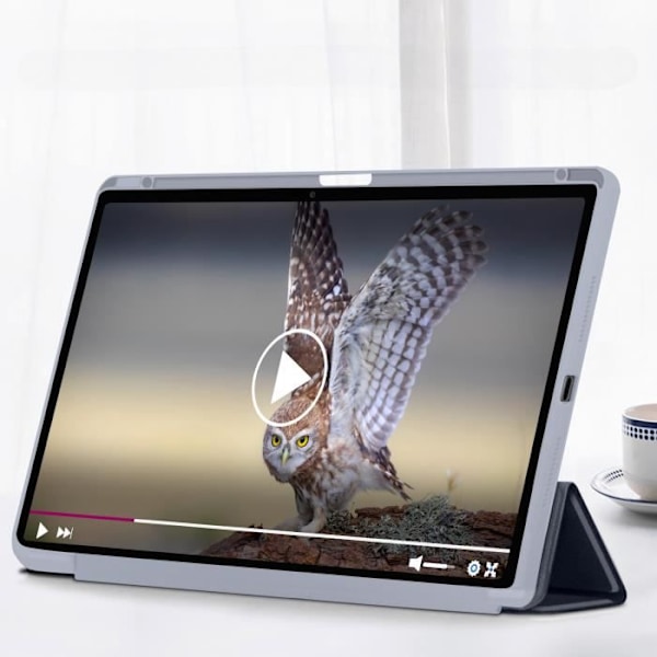 Fodral för iPad Pro 13 2024 - AVIZAR - Videostöd / Tangentbord - Midnattsblå Blå