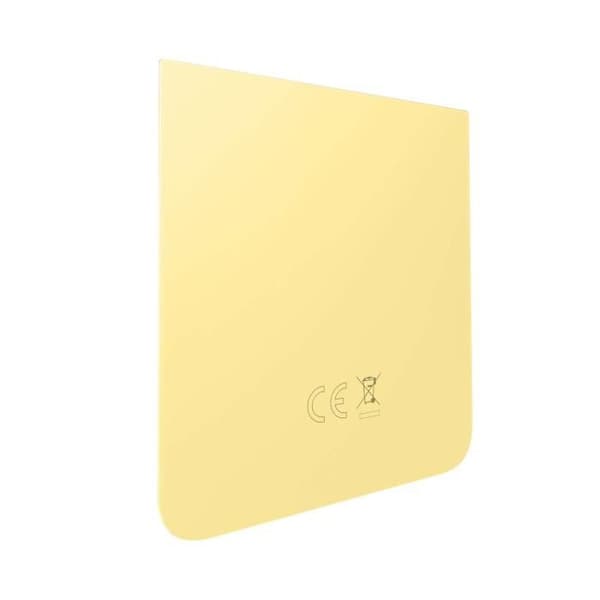 Bagglas - SAMSUNG - Galaxy Z Flip 6 - Original - Beige - Forenklet installation Gul