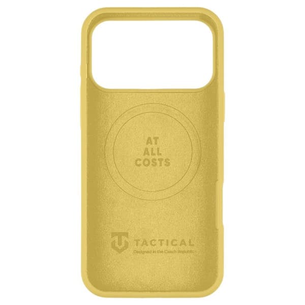 MagSafe-cover til iPhone 17 Pro Max i silikone, Velvet Smoothie Tactical Gul Gul