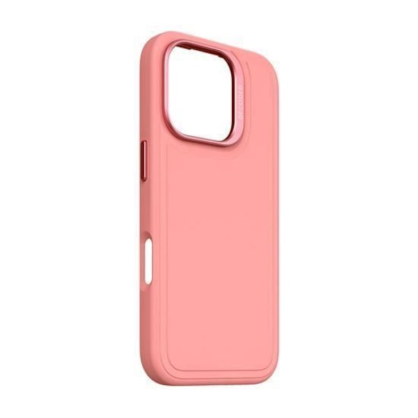 Cover til iPhone 16 Pro Stacks MagSafe Range i antimikrobiel silikone afkodet pink Rosa