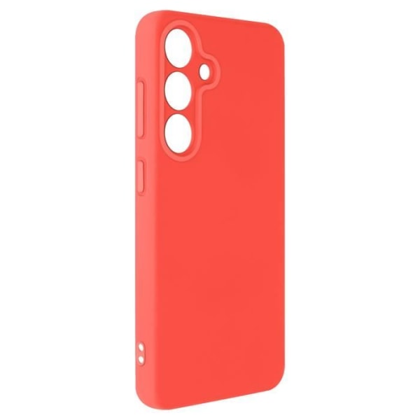 Cover til Samsung Galaxy S24 Plus Semi-stiv Soft-touch Fast Cover Coral Orange