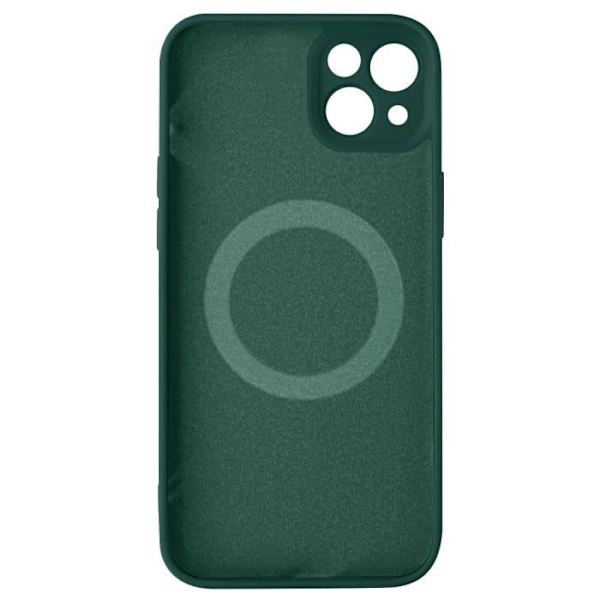 iPhone 14 etui - AVIZAR - Stiv - Mørkegrøn - Magsafe-kompatibel - Soft-touch finish Mörkgrön