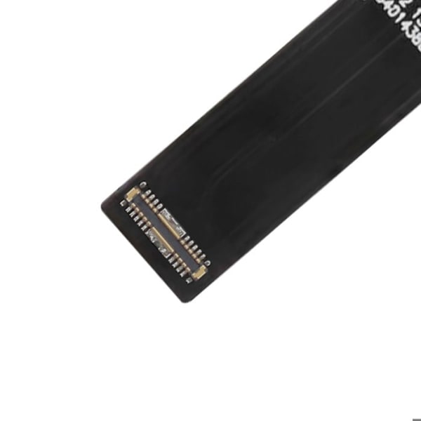 Flash LED bageste connector kabel til iPhone 16 Pro Reparationsdel Sort Svart