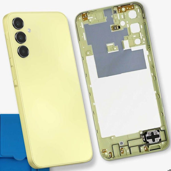 Erstatningscentralchassis til Samsung Galaxy A15 4G Limegrøn Grön