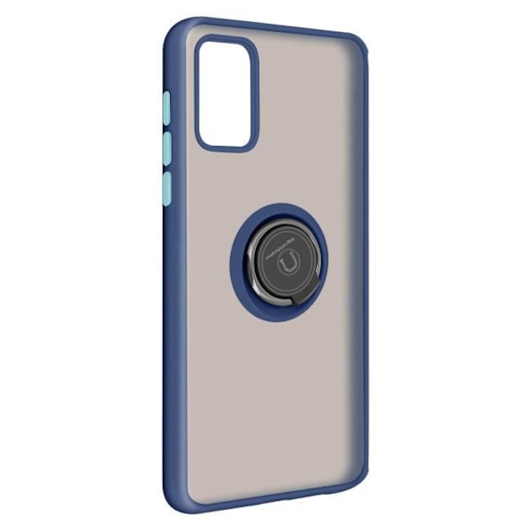 Samsung Galaxy A02s -kotelo - AVIZAR - Kaksimateriaalia - Metallirengas - Tukitoiminto - Sininen Blå