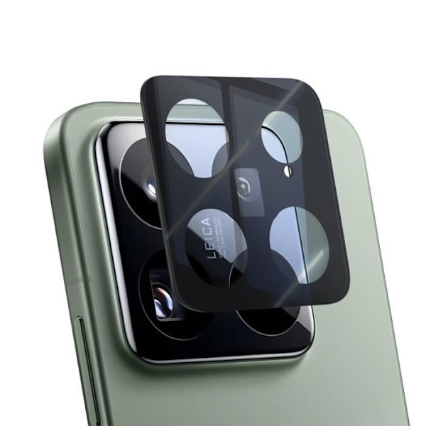 Skyddande kamera för Xiaomi 15 Pro Härdat glas 9H Rep-resistant Svart Svart