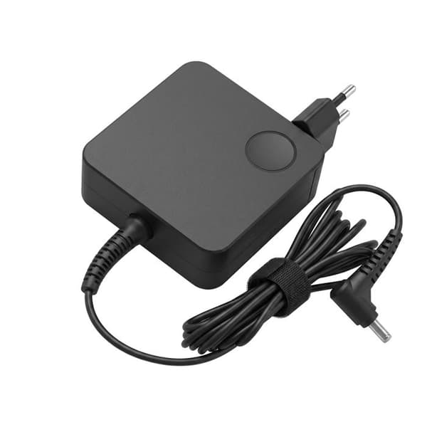 Lenovo 65W Strømforsyning til PC med Vinklet Stik 1.8m Sort Svart