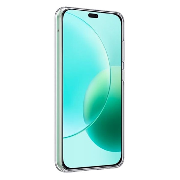 Skyddspaket för Honor 400 Lite Fodral i TPU Flexibelt och Härdat Glas 7H Moxie Transparent Vit