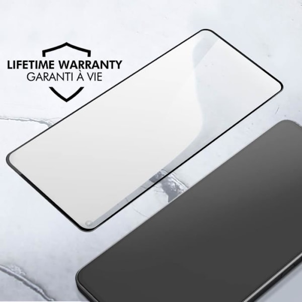 Skärmskyddsfilm - FORCE GLASS - Xiaomi 12 Lite - 9H+ härdat glas - Anti-fingeravtryck - Livstidsgaranti Svart