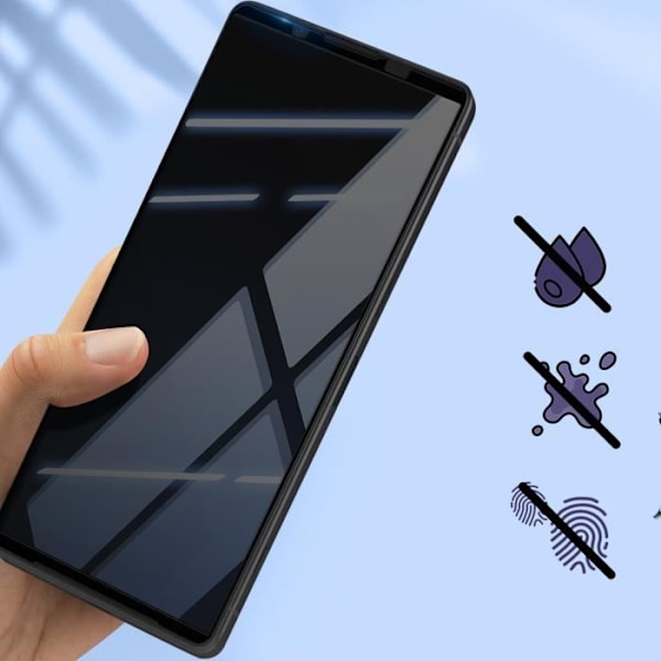 Karkaistu Lasi - AVIZAR - Sony Xperia 1 VI - Kovuus 9H - Naarmuuntumaton - Näytön suojaus Svart