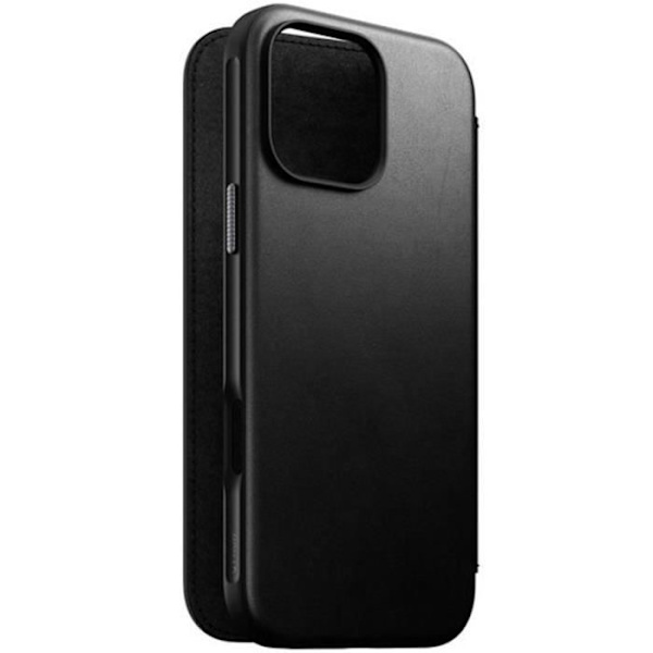 MagSafe Cover til iPhone 16 Pro Max - NOMAD - Folio Modern kortholder - Sort Svart
