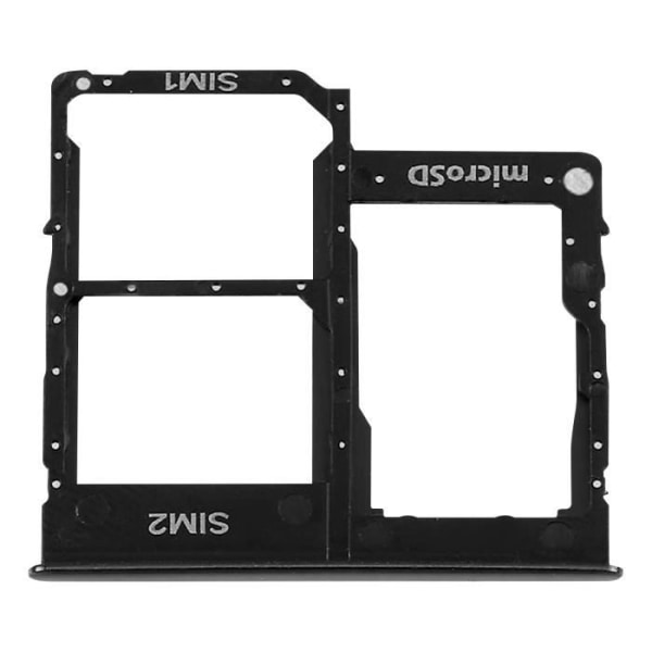 Samsung Galaxy A31 SIM-kortbakke 2x Nano SIM og Micro SD erstatning Sort Sort