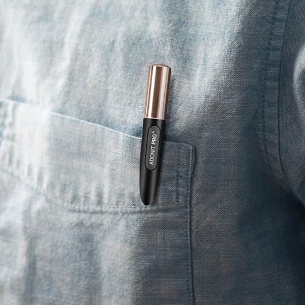 Touchscreen Stylus - Adonit - Jot Pro 4 - Hög Precision - Transportklämma - Svart Svart