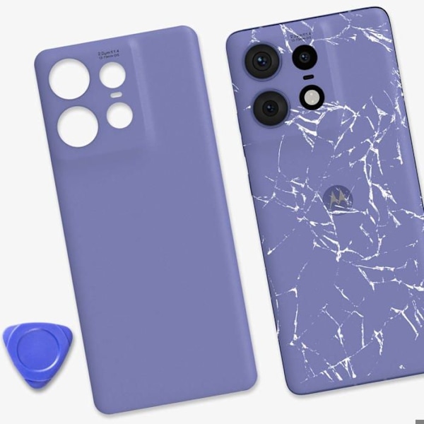 Erstatningsbatteri til Motorola Edge 50 Pro Lilla Lila