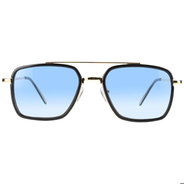 Solfri Aviator CV2127 Gradient Linser UV400 Sort / Guld Svart