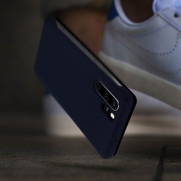 Skal Huawei P30 Pro Fodral Stort genomskinligt fönster hårt skal Midnight Blue Blue