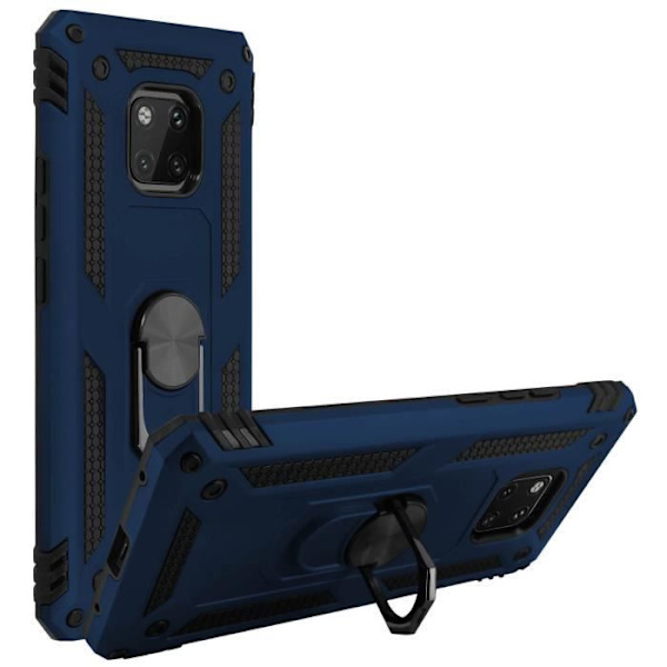 Coque - ADVISER - Huawei Mate 20 Pro - Bi-materialer - Stiv og Fleksibel - Video Støtte Midnattsblå