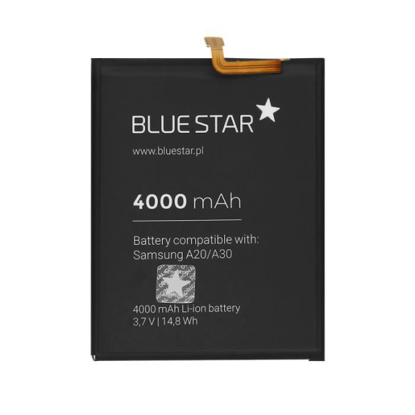 Galaxy A30, A30s och A50 4000mAh Li-Ion Blue Star Black Ersättningsbatteri