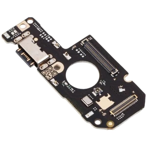 USB-C Opladerstik - Xiaomi - Redmi Note 11 - Sort - Klar til Installation - Overholder CE/ROHS Svart