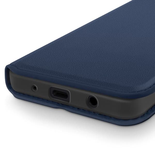 Smartphonefodral - Xiaomi - Redmi A5 - Mörkblå - Magnetisk lock - Videostöd Blå