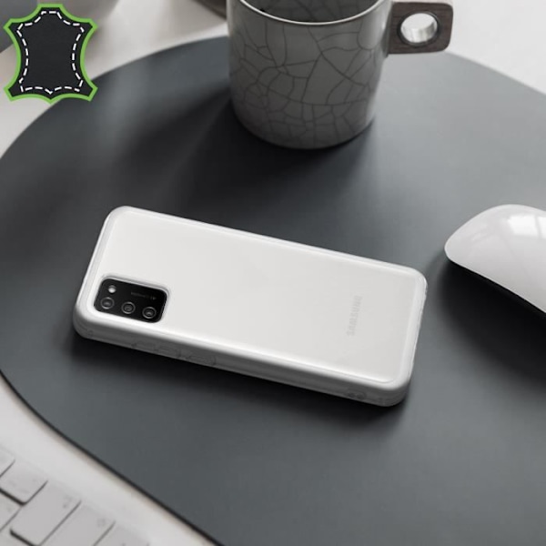 Coque - Samsung - Galaxy A02s - Silikone Blød - Ultra-tynd - Gennemsigtig Hvid Klar vit