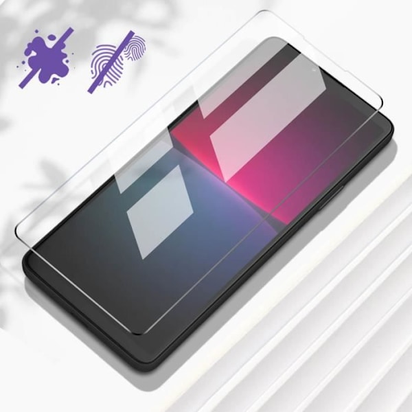 Skärmskyddsfilm - Sony - Xperia 10 IV - Härdat glas - 9H hårdhet - Anti-repa - Transparent Transparent